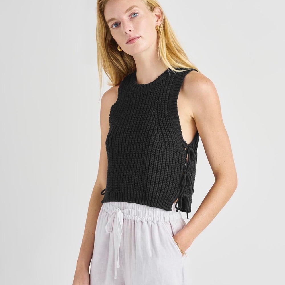 NWOT Splendid Bellamy Knit Tank - Black - Size Medium